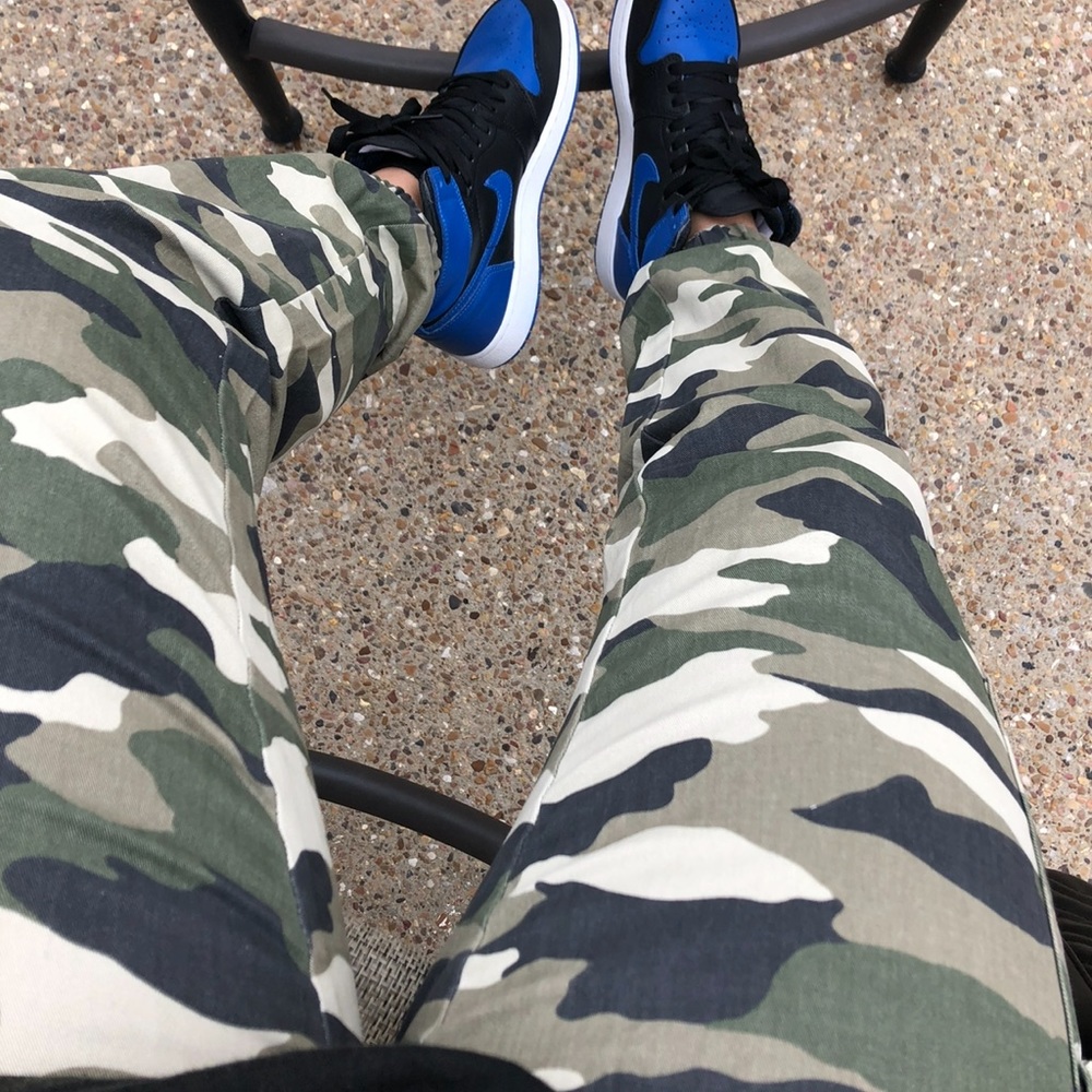 Size 8 Green Camo joggers